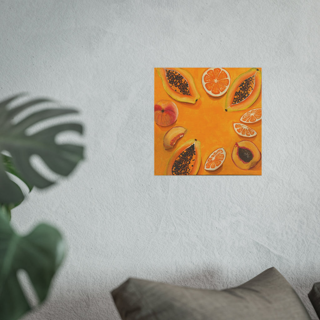 Les Fruit Collection — Orange Wall Art Poster (Satin)