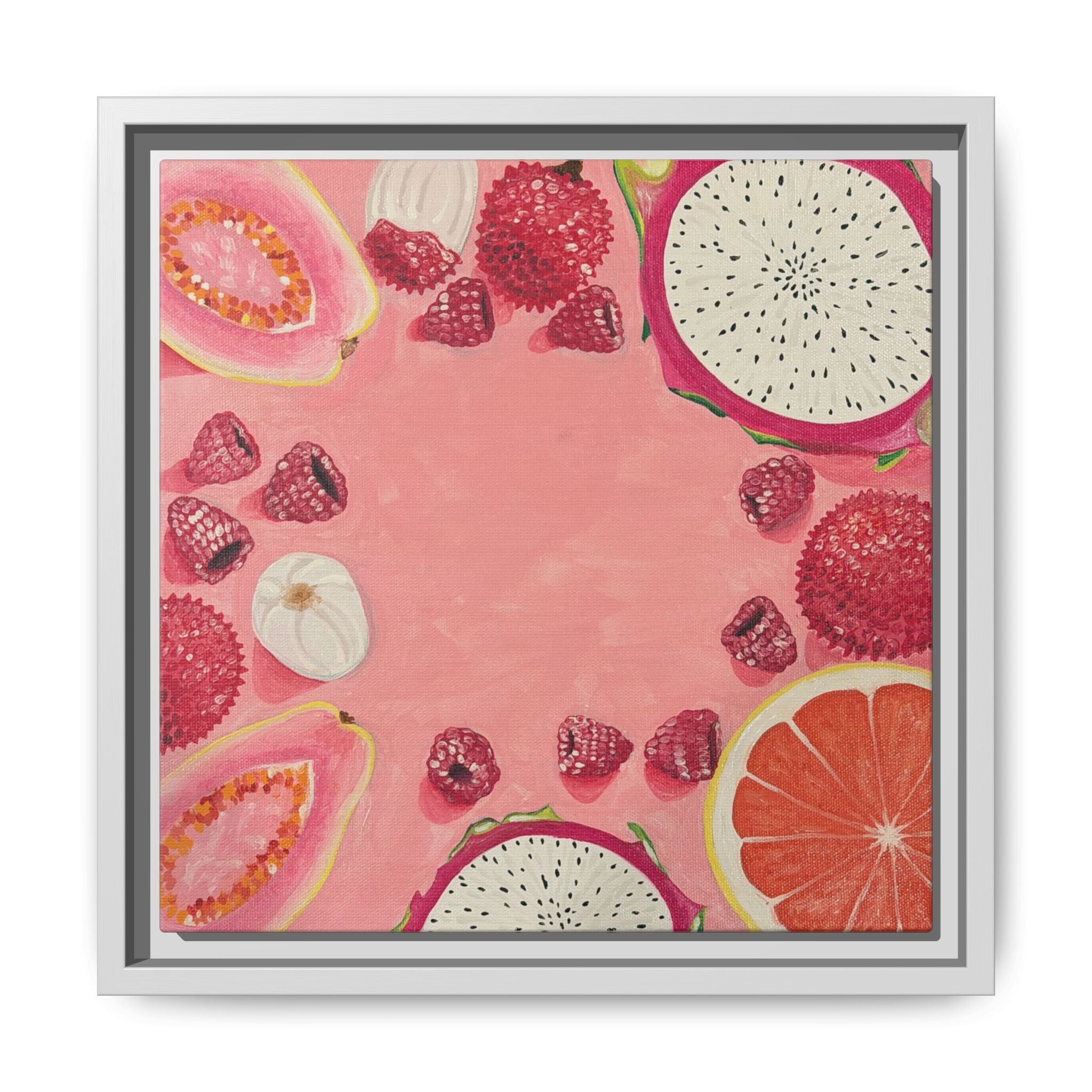 Les Fruit Collection - PINK Canvas