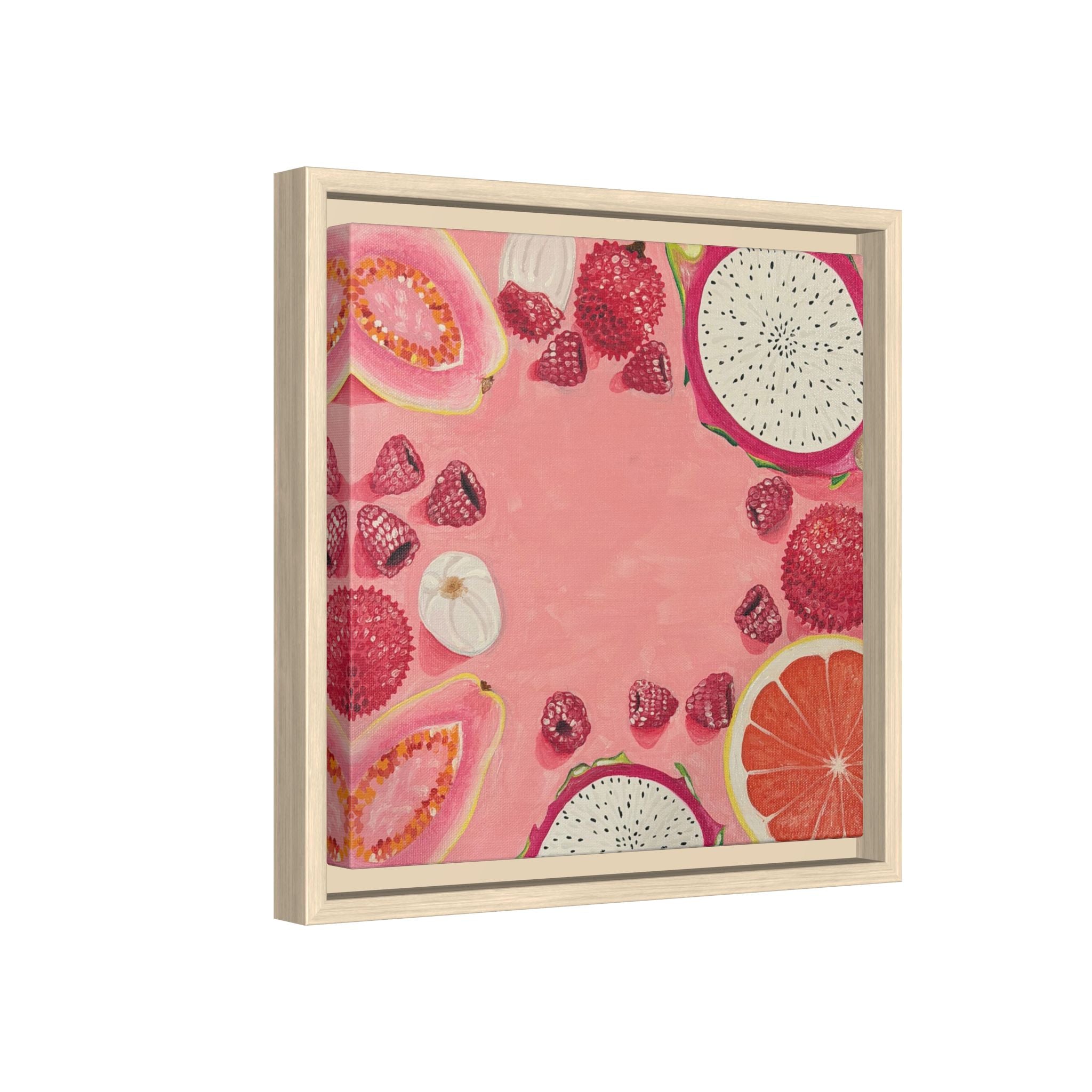 Les Fruit Collection - PINK Canvas
