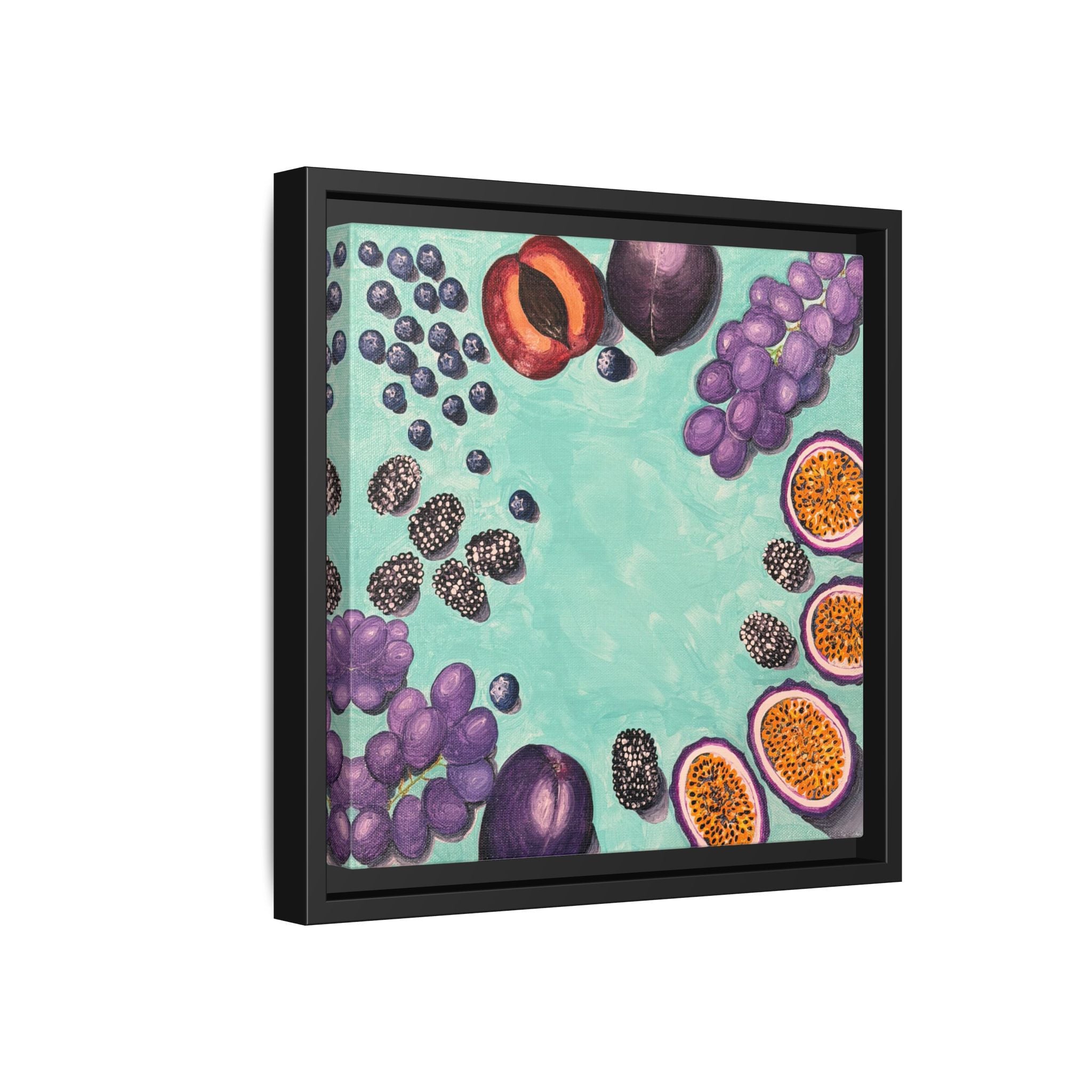 Les Fruit Collection - BLUE/PURPLE Canvas