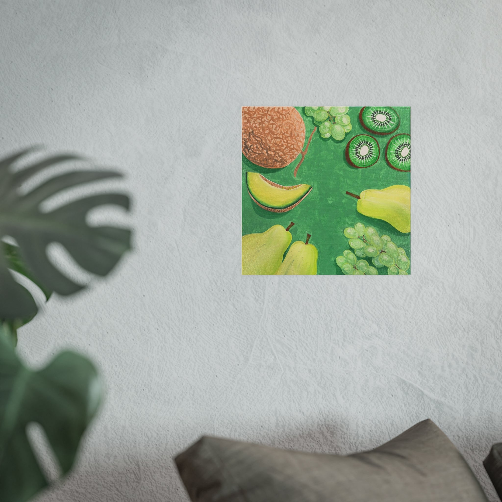 Les Fruit Collection — Green Wall Art Poster (Satin)