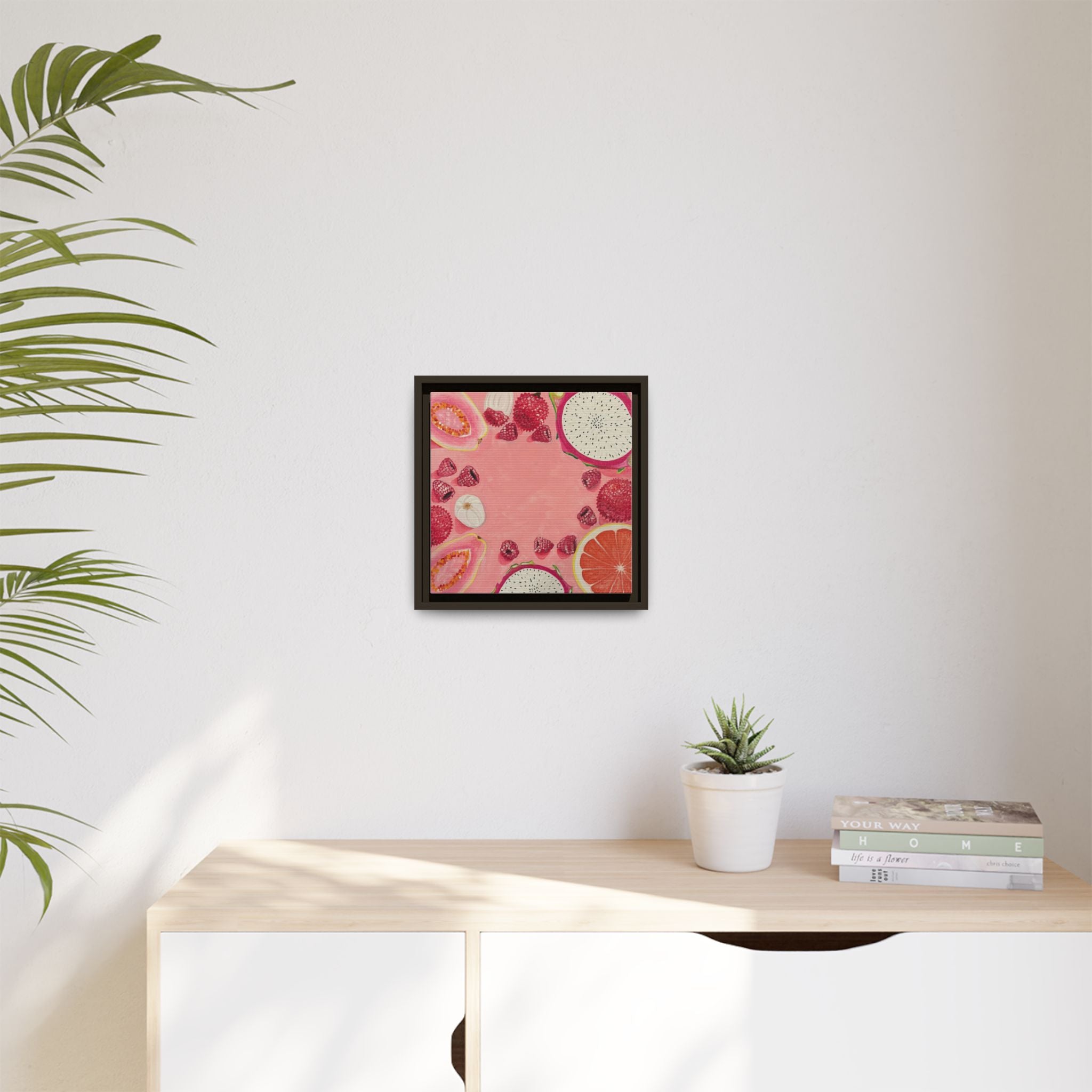 Les Fruit Collection - PINK Canvas