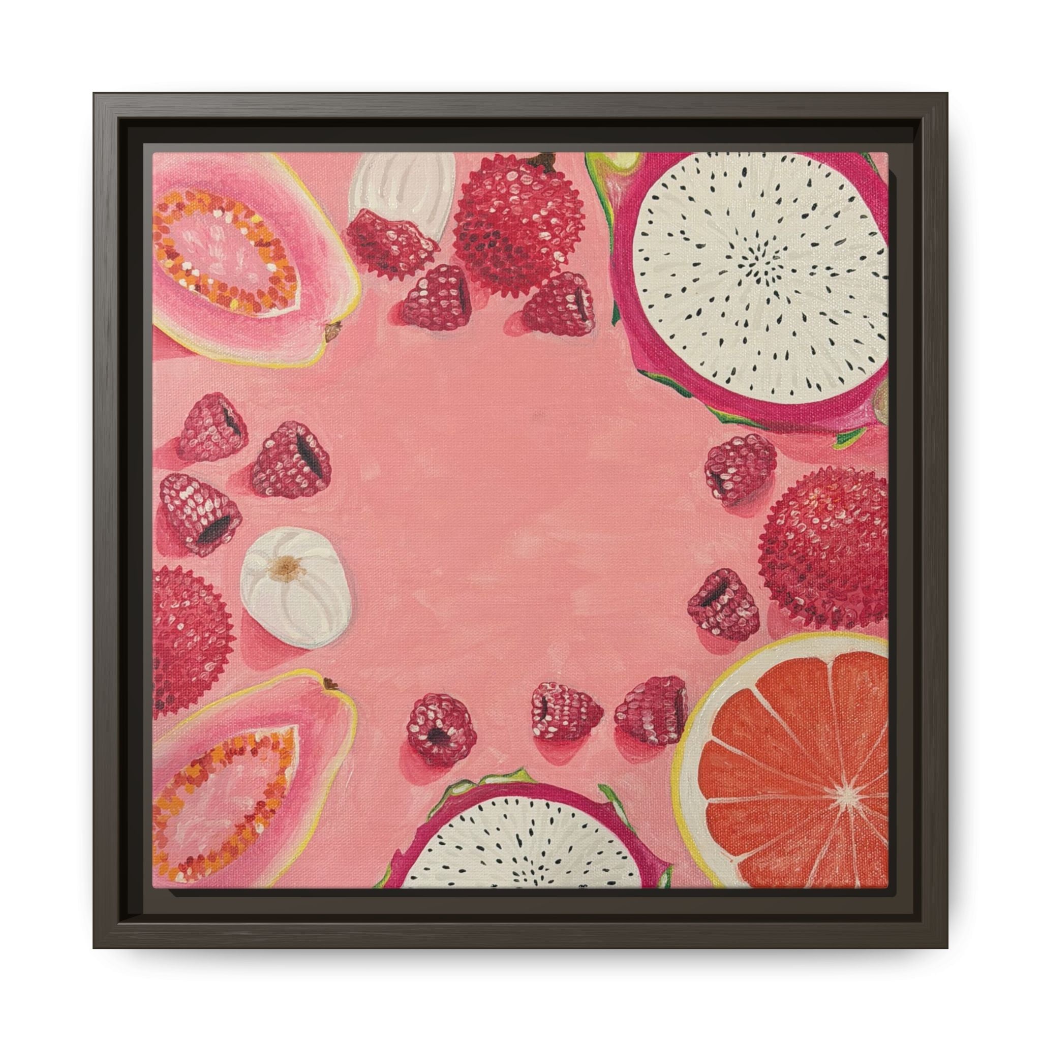 Les Fruit Collection - PINK Canvas