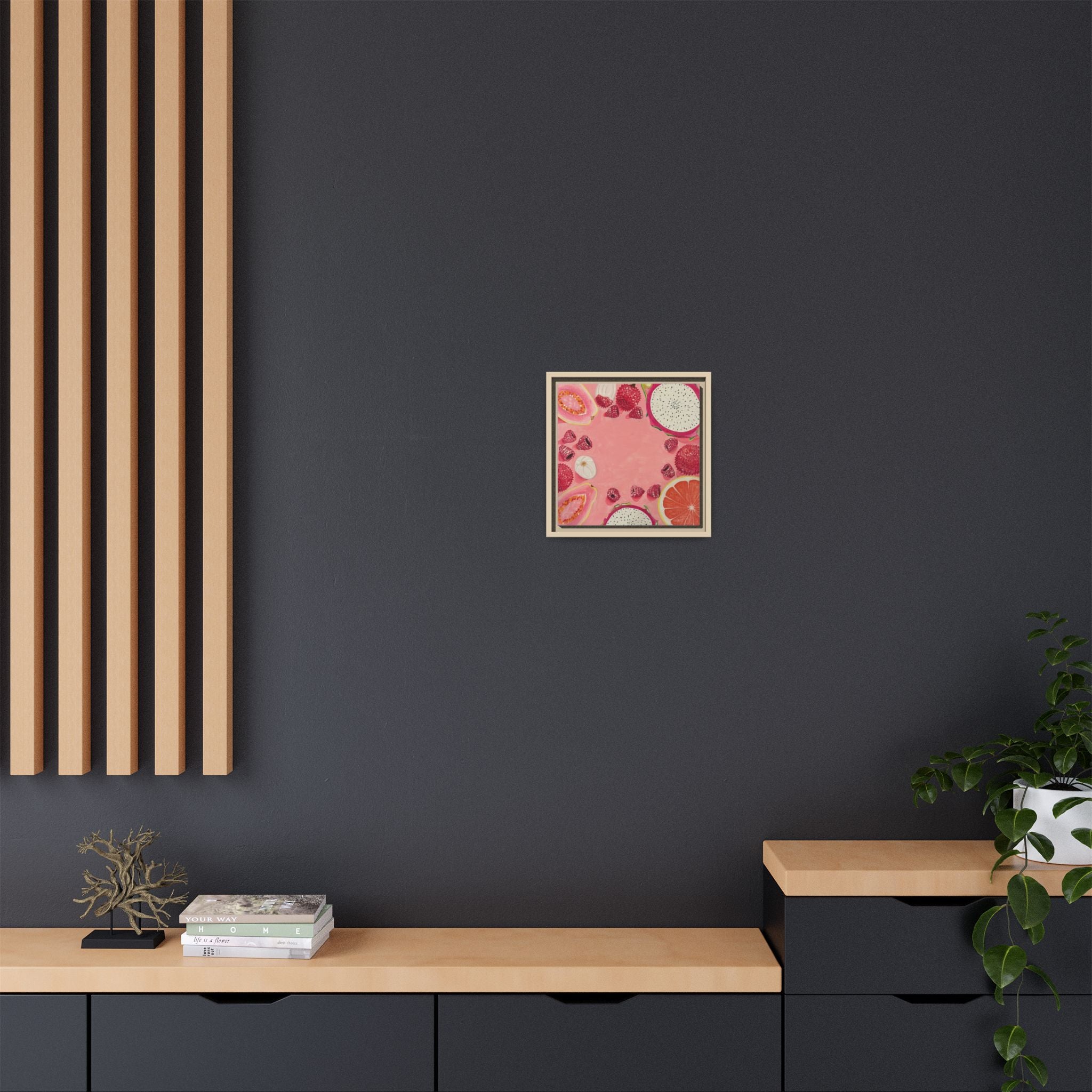 Les Fruit Collection - PINK Canvas