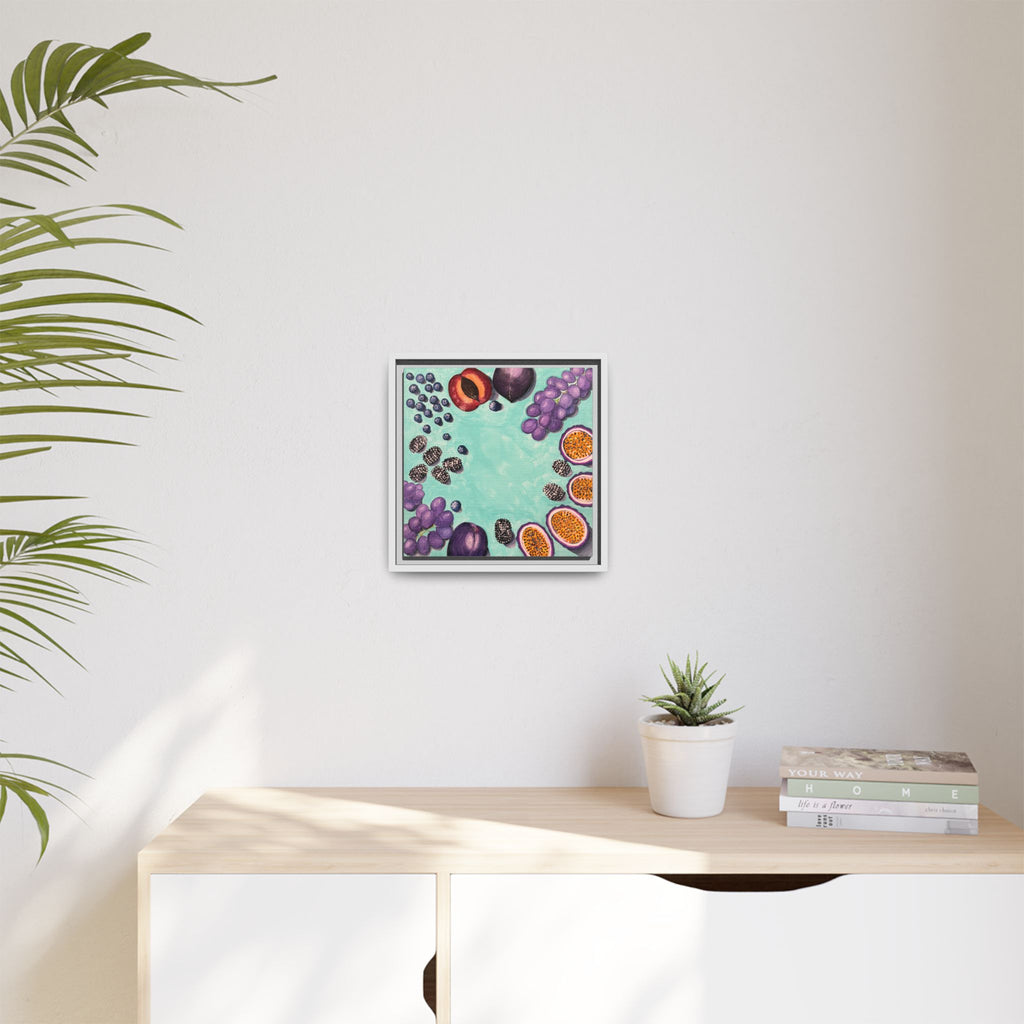 Les Fruit Collection - BLUE/PURPLE Canvas