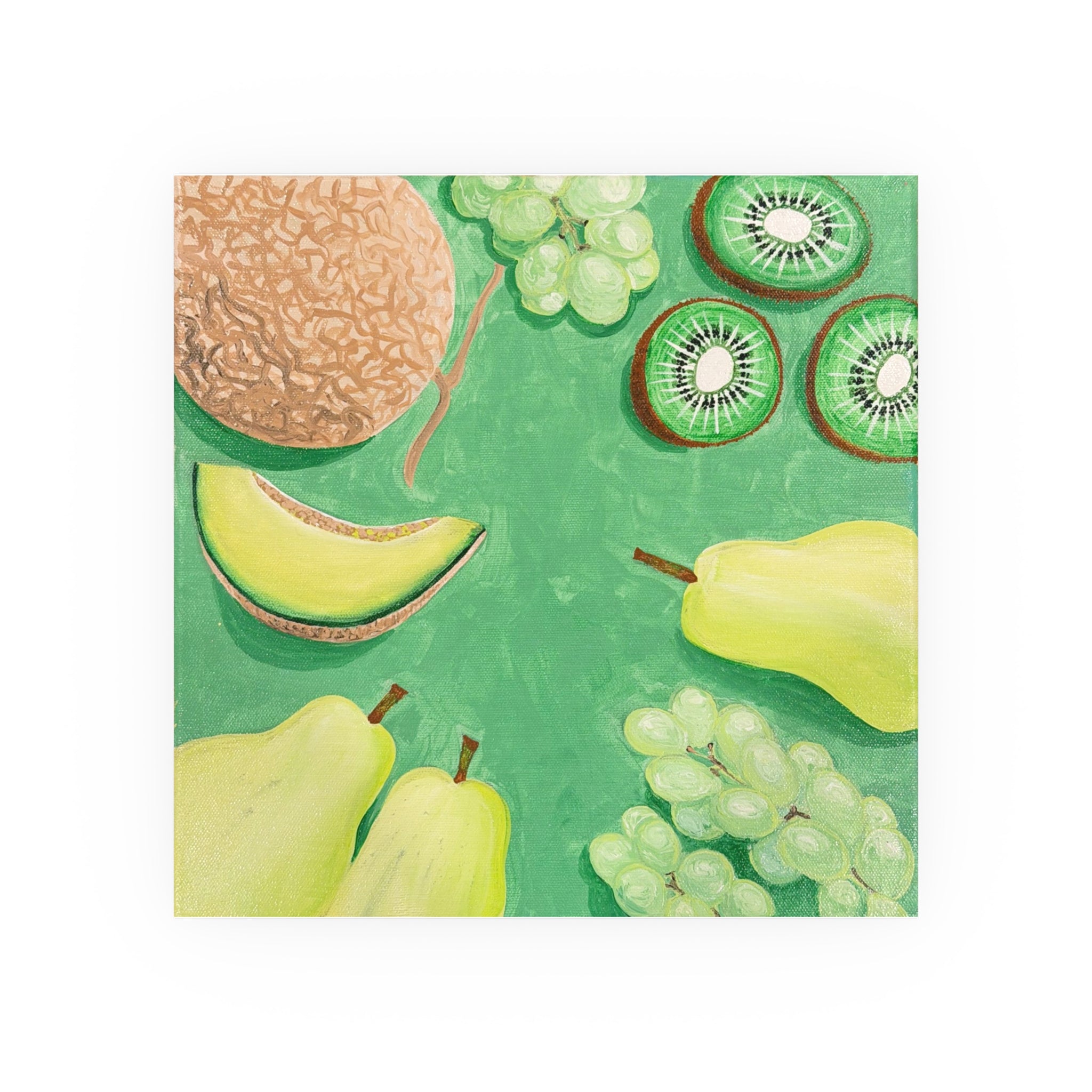 Les Fruit Collection — Green Wall Art Poster (Satin)