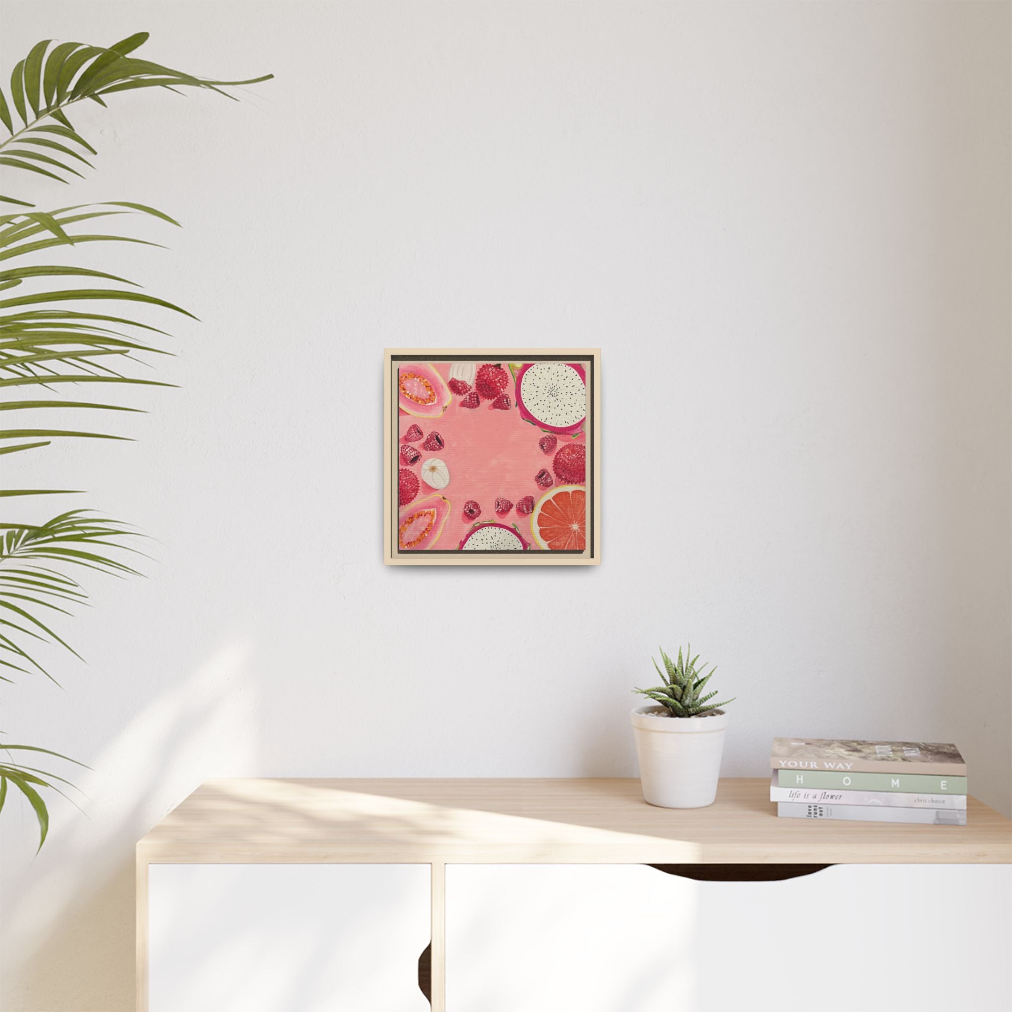 Les Fruit Collection - PINK Canvas