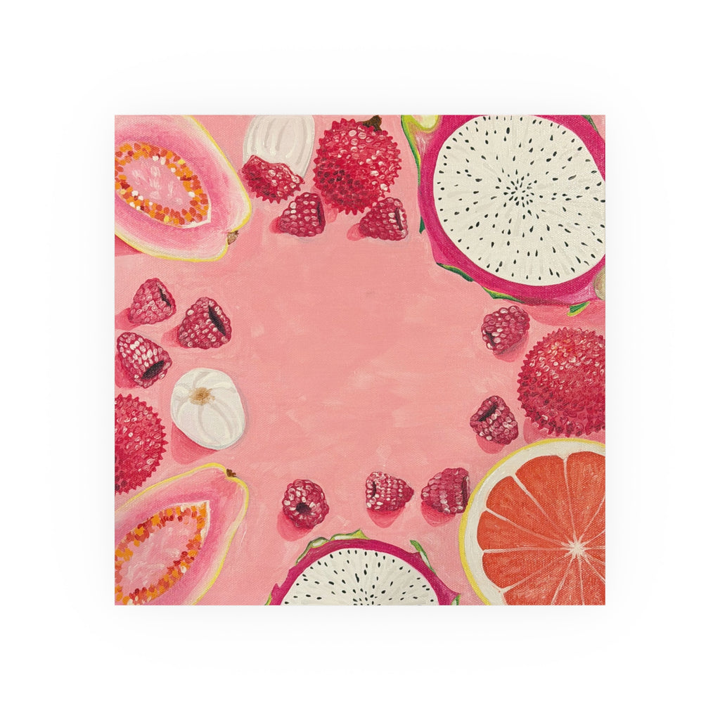 Les Fruit Collection — Pink Wall Art Poster (Satin)