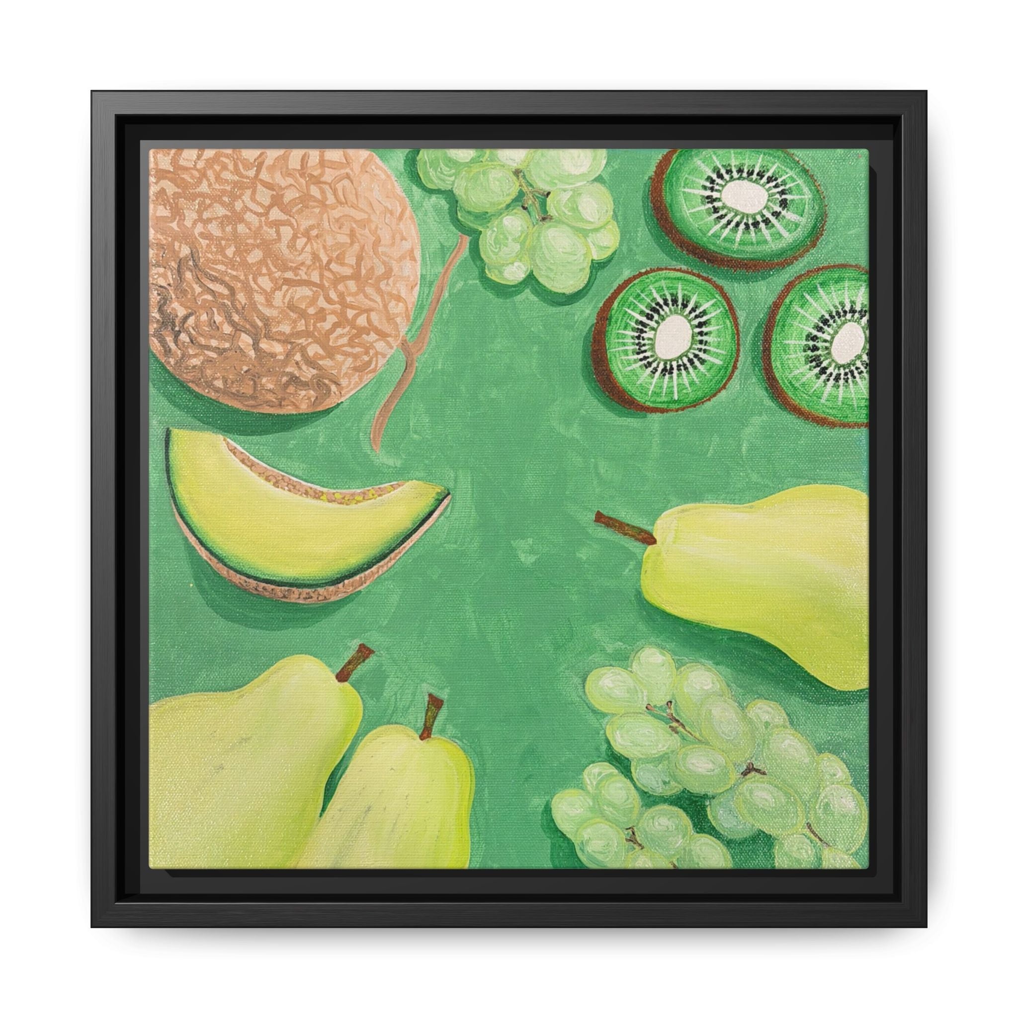 Les Fruit Collection - GREEN Canvas
