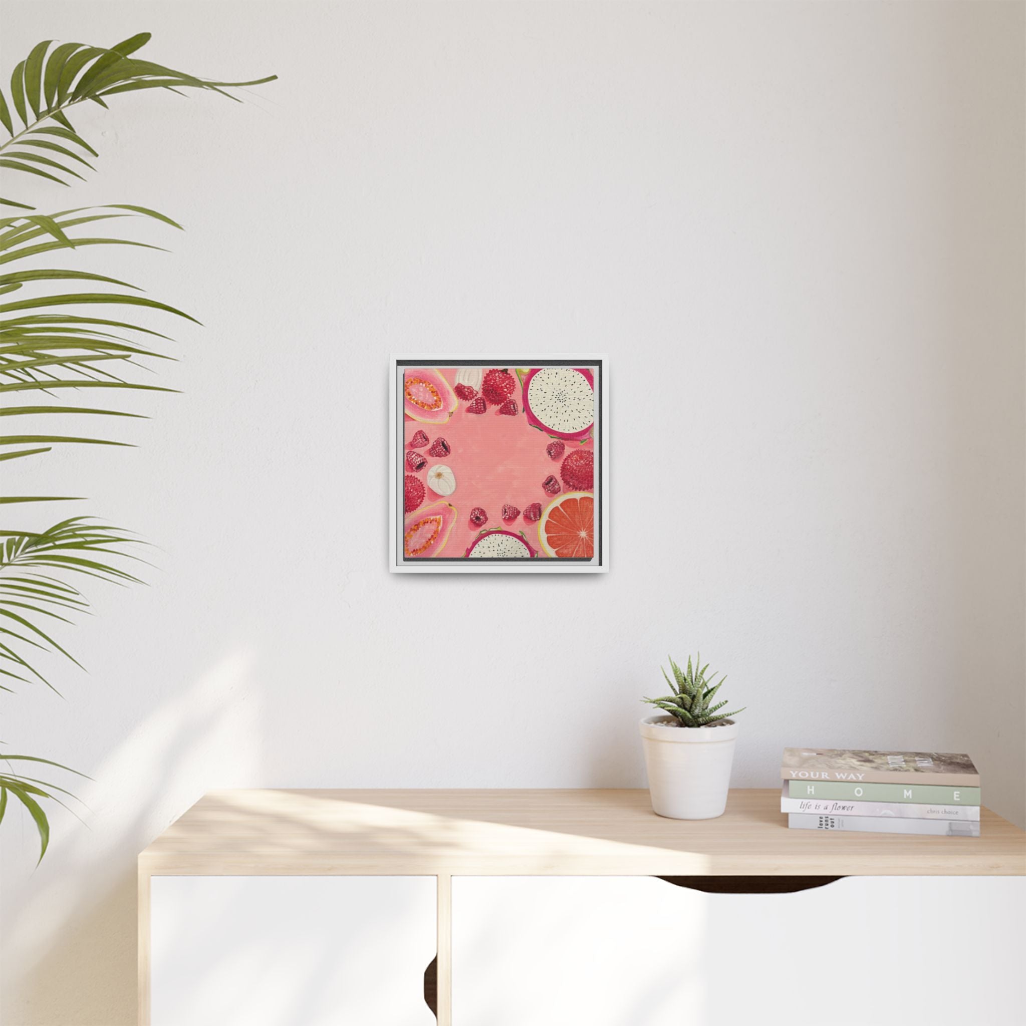 Les Fruit Collection - PINK Canvas