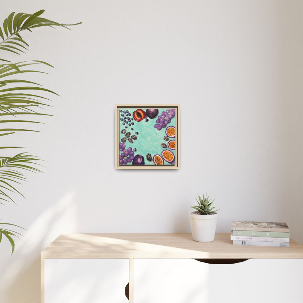 Les Fruit Collection - BLUE/PURPLE Canvas