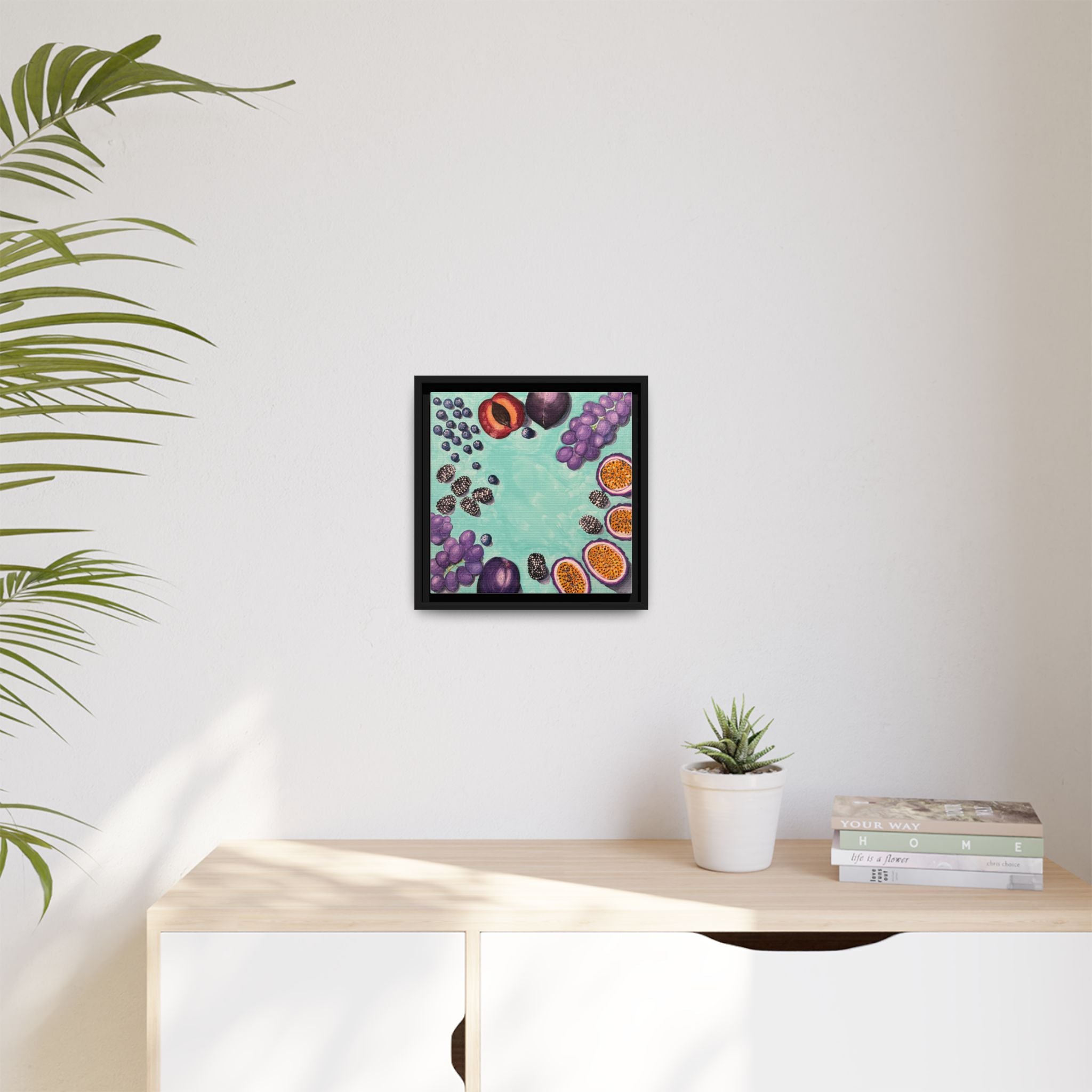 Les Fruit Collection - BLUE/PURPLE Canvas