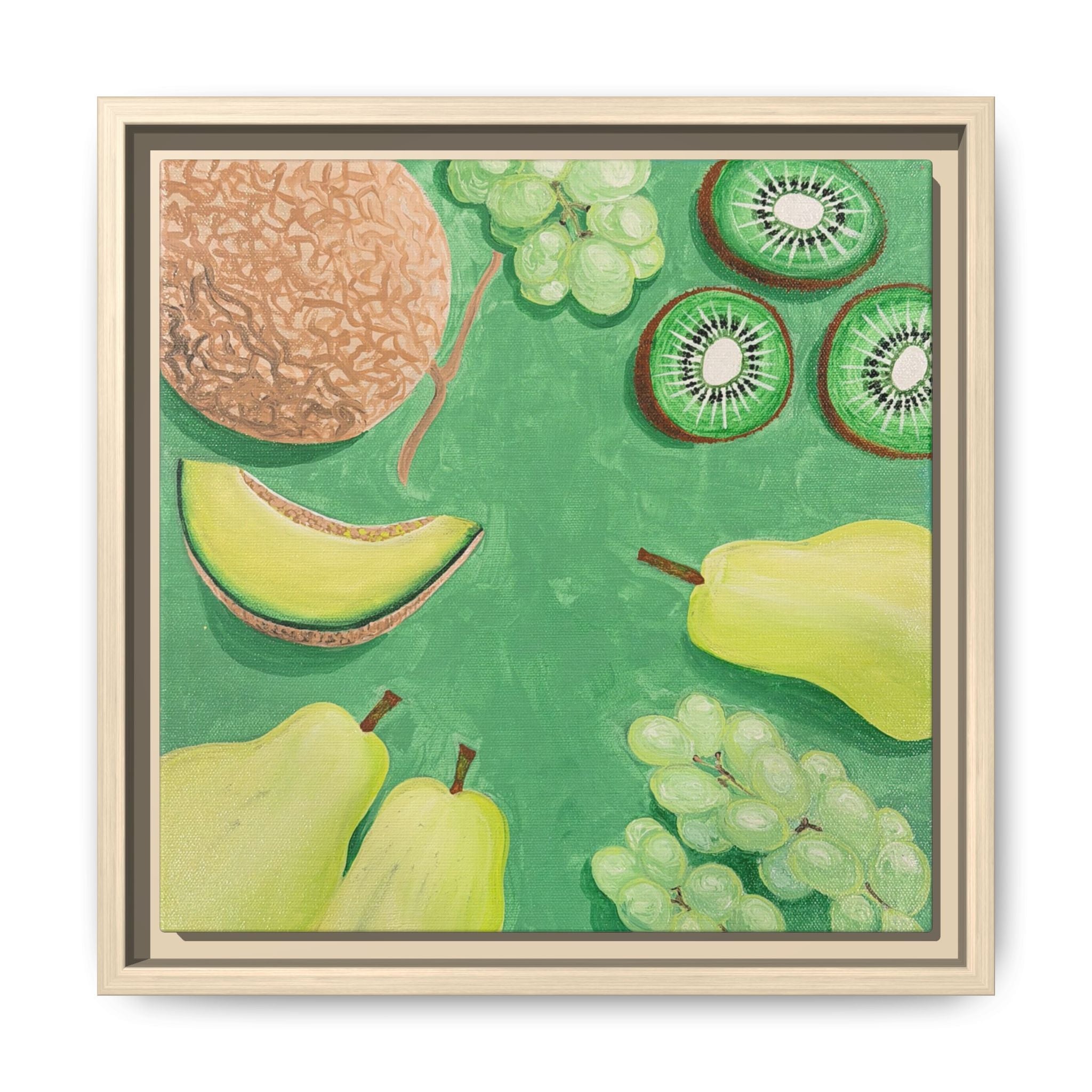 Les Fruit Collection - GREEN Canvas
