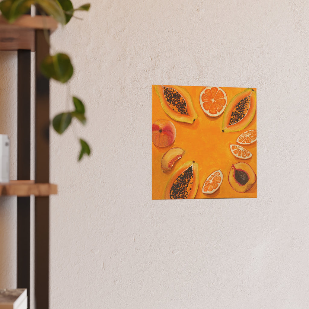 Les Fruit Collection — Orange Wall Art Poster (Satin)