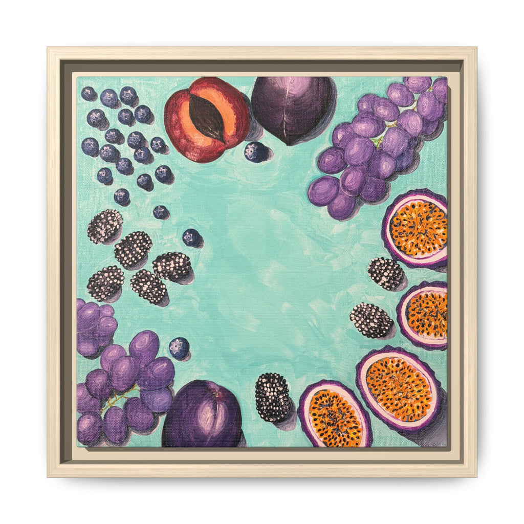 Les Fruit Collection - BLUE/PURPLE Canvas