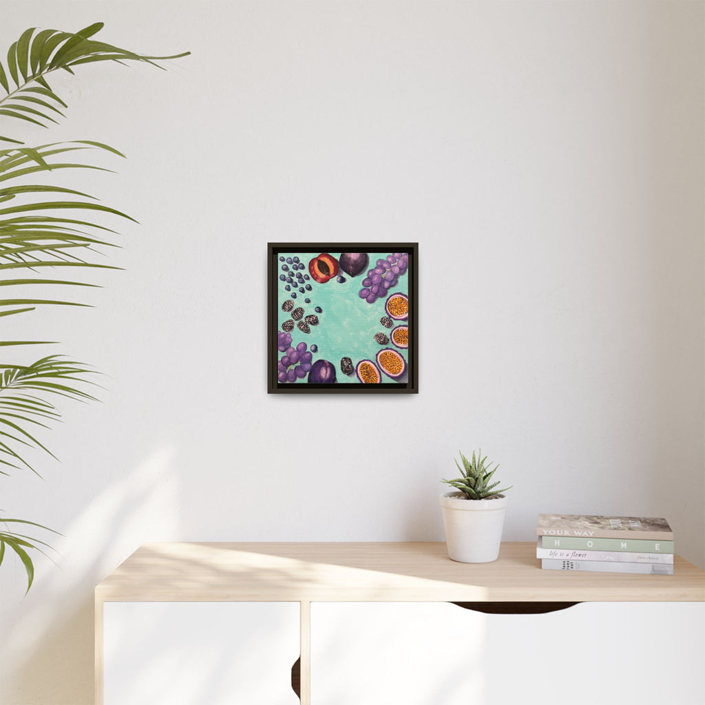 Les Fruit Collection - BLUE/PURPLE Canvas