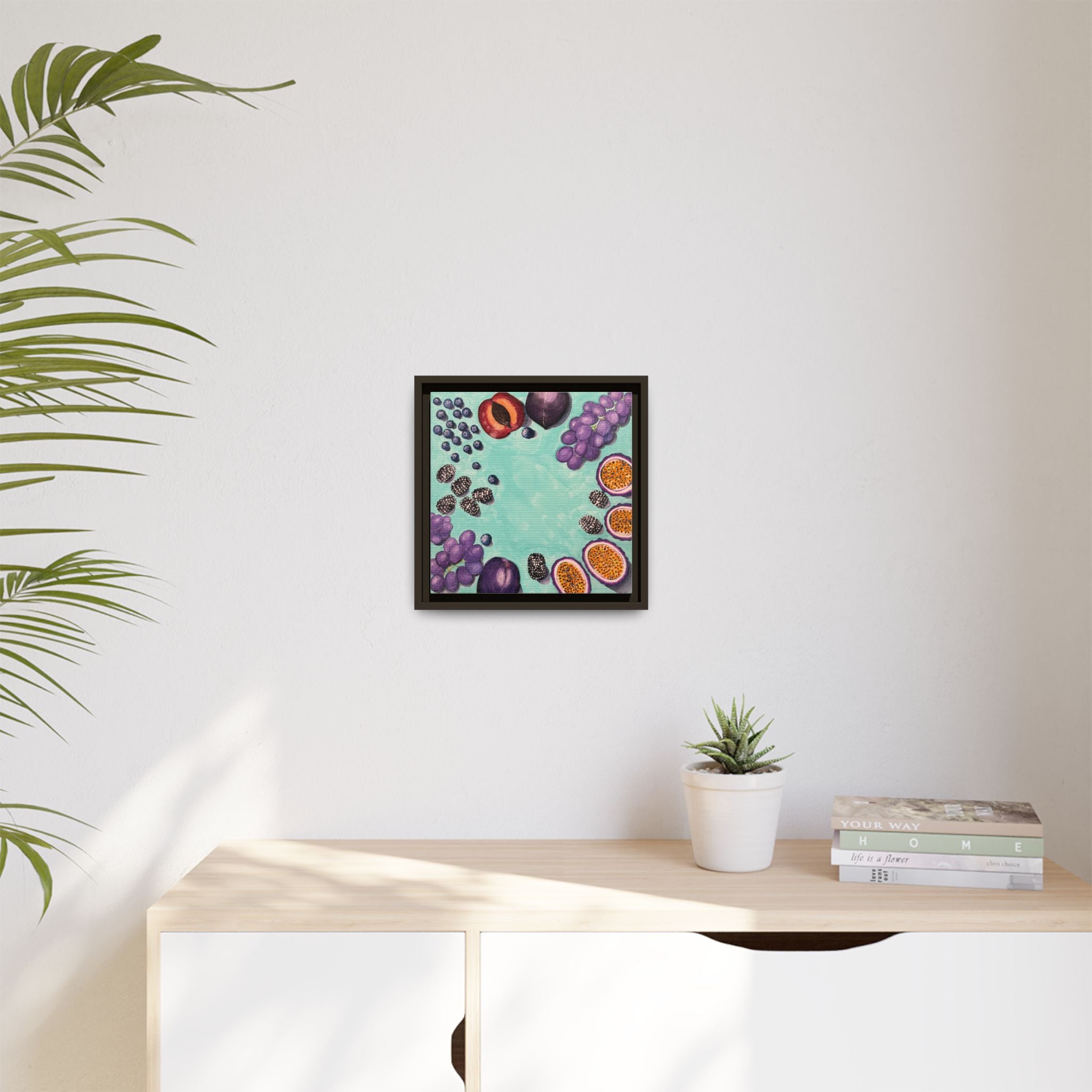 Les Fruit Collection - BLUE/PURPLE Canvas