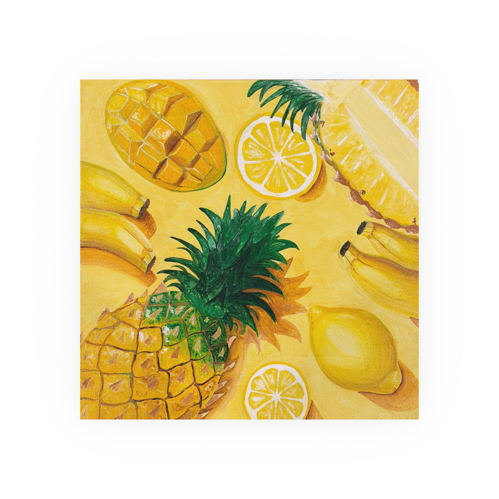 Les Fruit Collection — Yellow Wall Art Poster (Satin)