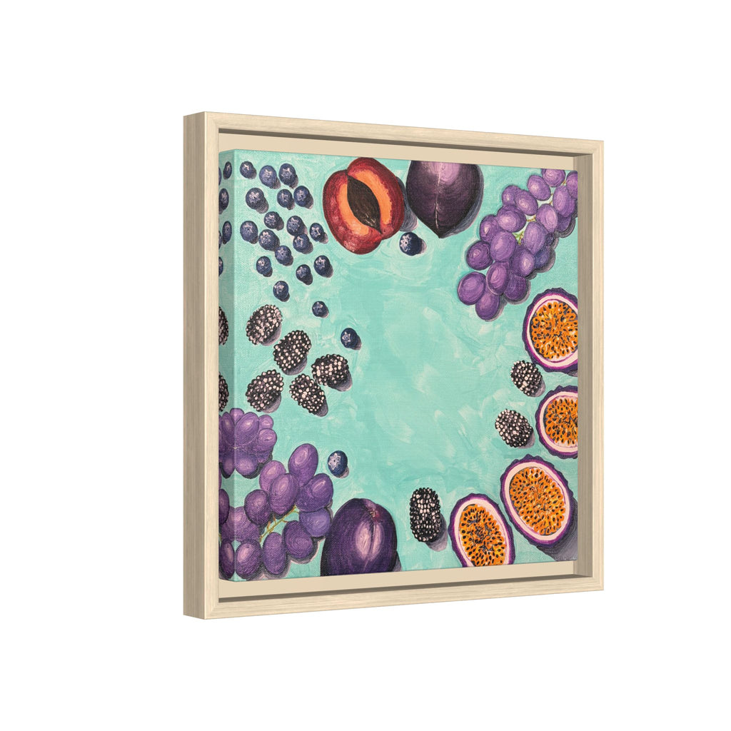 Les Fruit Collection - BLUE/PURPLE Canvas