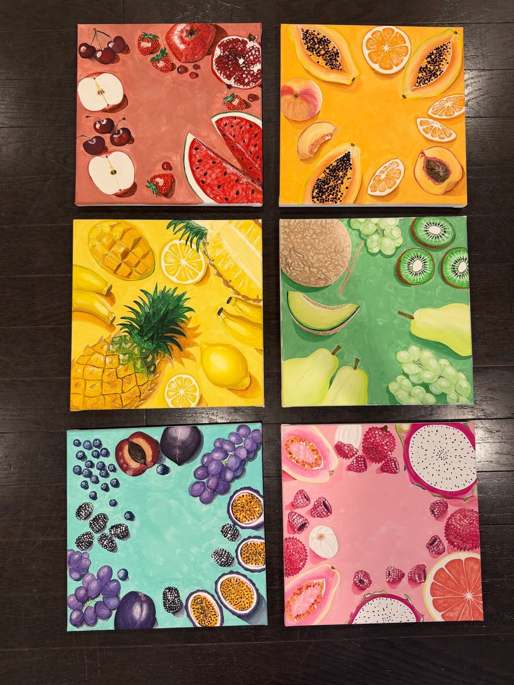 Les Fruit Collection (Original Painting)